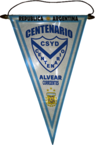 Banderin 37cm Arg Corrientes Centenario Alvear Centenario Alvear Centenario Alvear