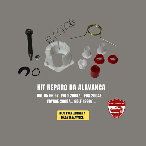 Reparo Trambulador Alavanca Cambio Gol G5 G6 G7 Voyage Fox