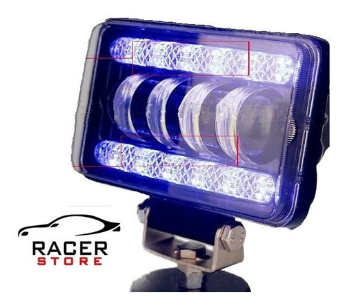 Reflector Led Thor 7d Daytime Azul