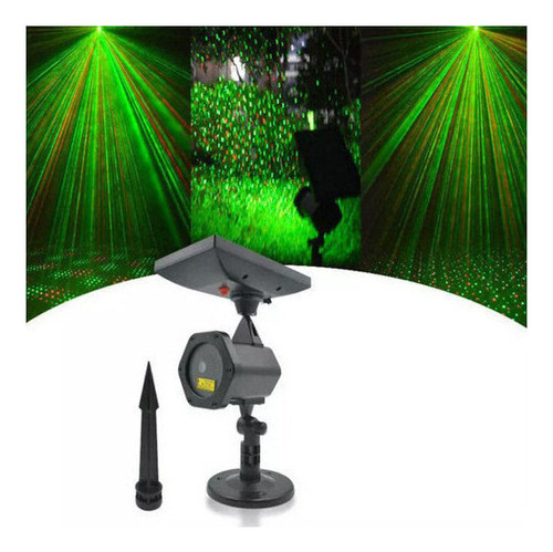 Proyector Láser Navideño Sky Star Usb+solar