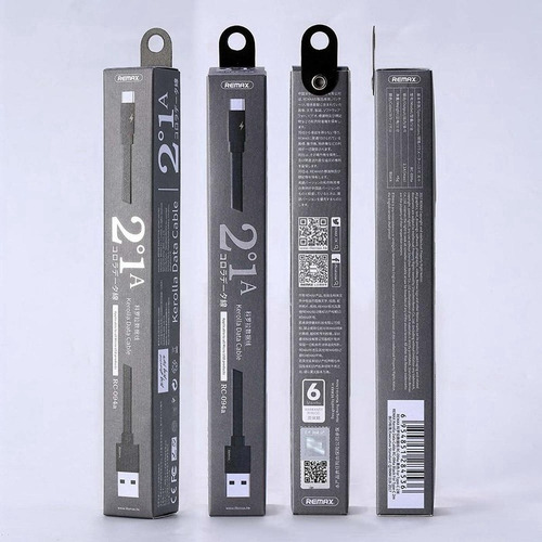 Imagen 4 de 4 de Cable Carga Rapida Para iPhone | Remax Rc-094i Lighting 2m