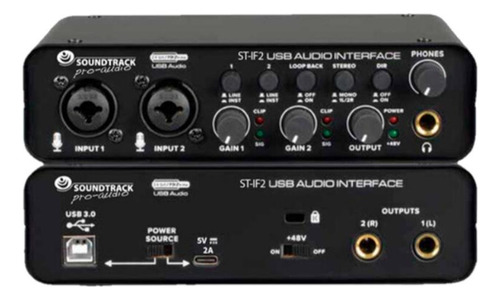Interface Soundtrack St-if2 Usb / 2 Canales/ 24 Bits/192 Khz