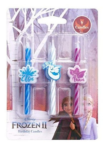 Velas Y Suministros Para Pastel De Cumpleaños De Frozen 2 Ii