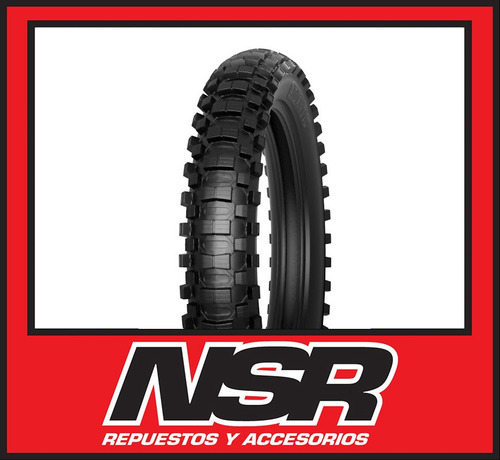 Cubierta 90 100 16 Taco + Alto Cross 6 Telas 6pr Barro Nsr