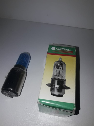 Imagen 2 de 2 de Bombillo Halogeno Azul 2 Cto Faro Jaguar - Jog Por Caja
