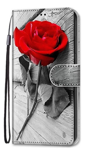 Funda De Teléfono Con Soporte Tipo Libro Para Samsung Galaxy
