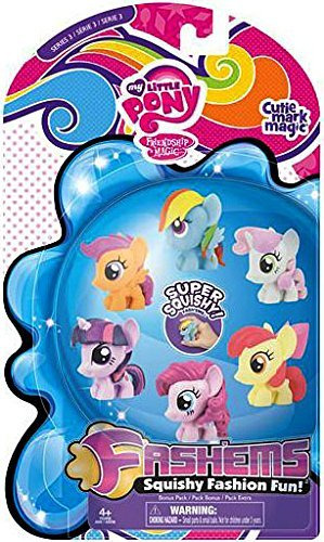 Mi Pequeño Pony Cutie Marca Mágica Serie Fashems 3 Mini Figu