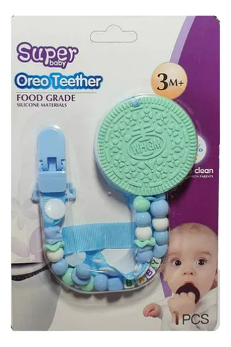 Mordedor Galleta Para Bebé Con Cinta Colgante Rasca Encías