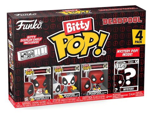 Funko Bitty Pop Pack 4 Mini Figura Coleccionable Deadpool S2