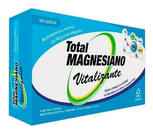 Total Magnesiano Vitalizante 30 Comprimidos Recubiertos