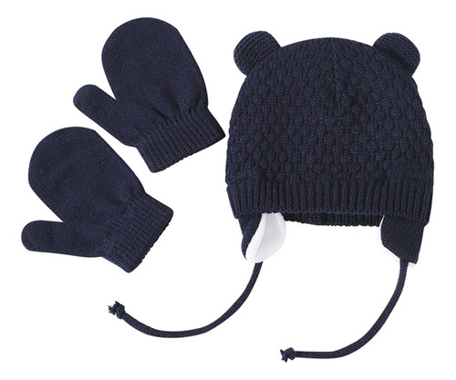 Conjunto De Gorro Y Manoplas De Invierno Para Niños N Gloves