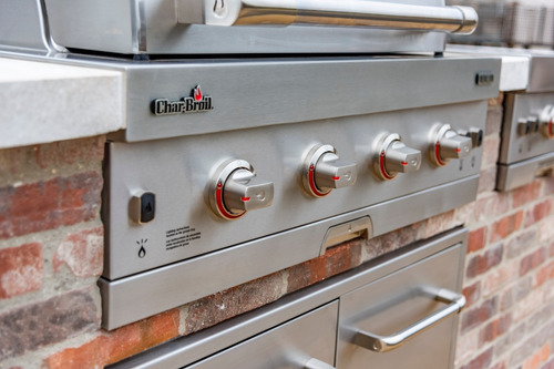 Asador A Gas De Empotrar 4 Quemadores 463278519 Char Broil