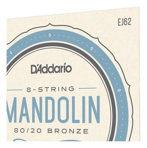 Cuerdas Para Mandolina / Bandolina D'addario Ej Ej62