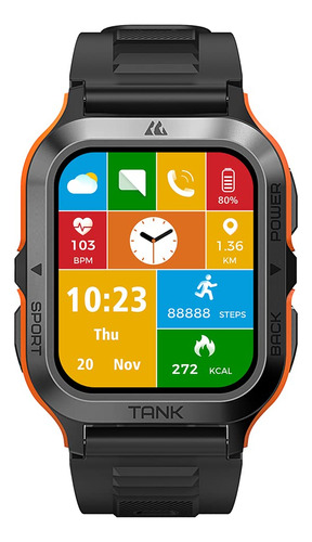 Kospet Smartwatch Tanque M2 Naranja Para Dtc