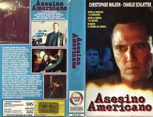 Asesino Americano Vhs Christopher Walken All-american Murder