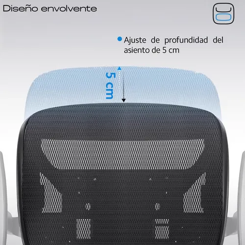 Silla De Oficina Ergonómica Ejecutiva OUO T70 Color Negro