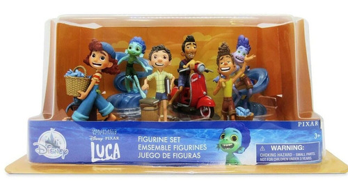 Disney Pixar - Playset 6 Figuras De Luca - Original -