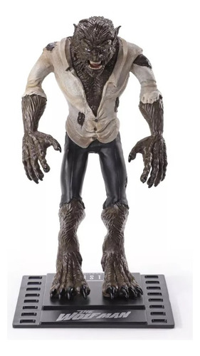Figura Wolfman Hombre Lobo Universal Monsters Bendyfigs