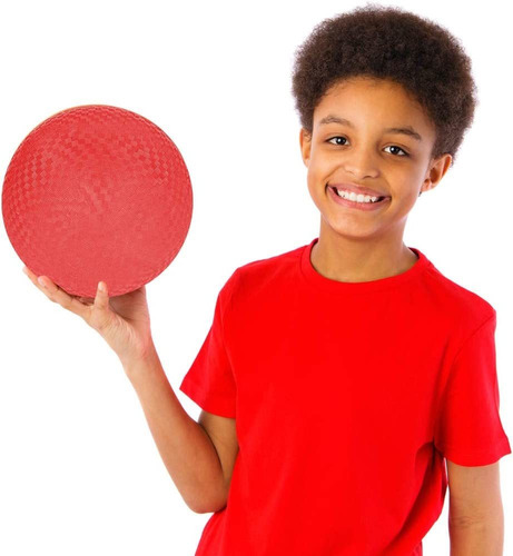 Artcreativity Bola De Juegos Roja Para Niños, Bola De Tiro A