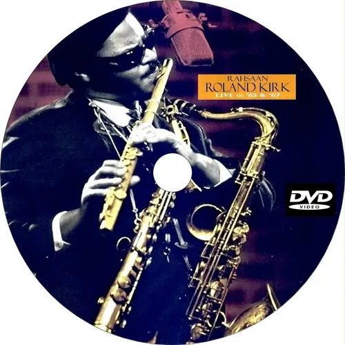 ミュージック RAHSAAN ROLAND KIRK LIVE IN '63 & '67 Dvd Rahsaan Roland Kirk - Live In 63 & 67 [jazz Icons