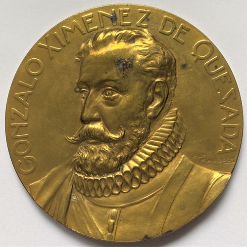 Gonzalo Jiménez De Quesada Medalla Bogotá 400 Años 1938