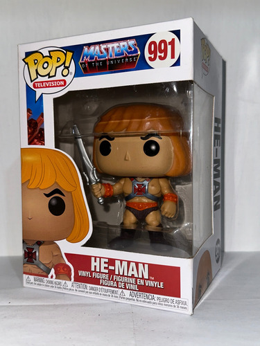 Muñeca Funko Pop He Man 991 - Maestros Del Universo Original (Usado)