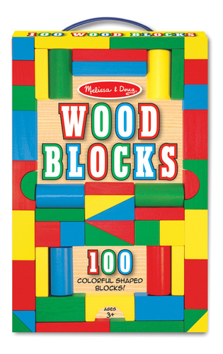 Set 100 Bloques De Madera Melissa & Doug