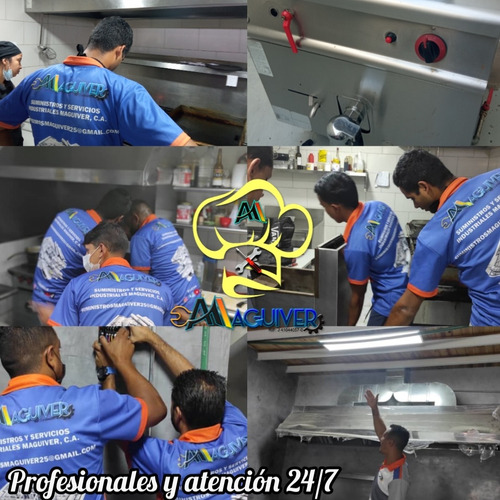 Imagen 3 de 10 de Mantenimiento Cocina Plancha Freidora Horno Marmita Volteo