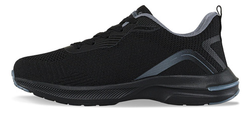 Imagen 4 de 8 de Tenis Pulmi Negro-gris Para Mujer Croydon