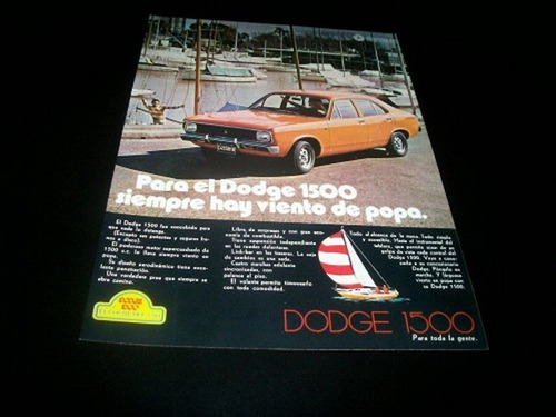 (pa350) Publicidad Clipping Dodge 1500 * 1973