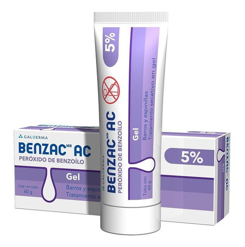 Crema Antiacne Benzac De 5% Para Acne En Todas Sus Fases