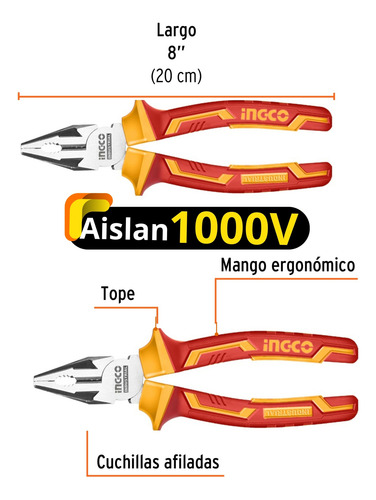 Kit Alicates Dielectricos 1000v Destornillador Inalámbrico