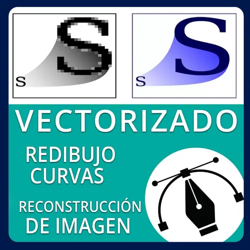comprar Vectorizar Logo Imagen Redibujar Dibujar  Curvas