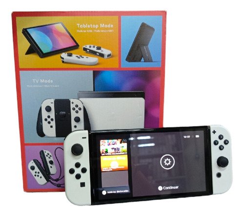 Nintendo Switch Oled 64gb Standard Color  Blanco Y Negro 