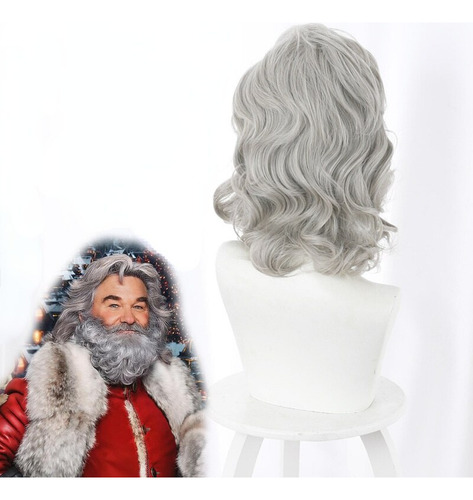 Peluca De Regalo, Peluca De Papá Noel, Peluca En D