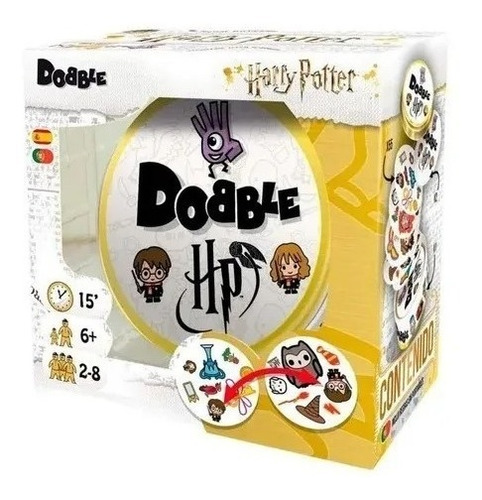 Dobble Harry Potter Rapidez Visual Juego Mesa Cartas Top Ed