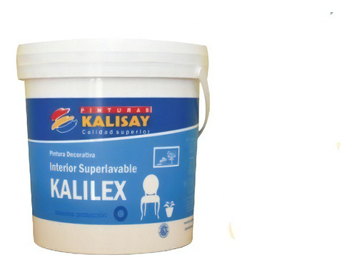 Pintura Latex Interior Antihongos 20 Kg Kalisay Lavable -smf Color Blanco