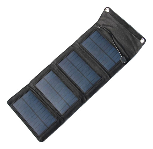 Cargador Panel Solar 7w Usb Salida, Placa Solar Doblado