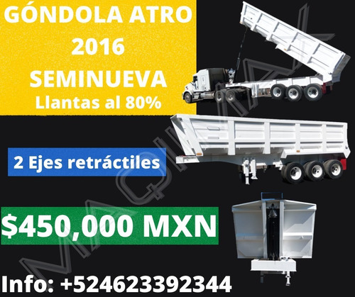 Imagen 9 de 9 de Góndola Atro 2016 2 Ejes Retráctiles
