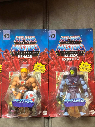 He Man Origins Mattel Wave 9 Mantena, He Man, Skeletor Pig H (Usado)