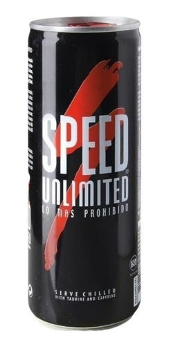 Speed Unlimited Energizante Lata De 250ml Pack 12u