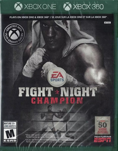 Fight Night Champion Xbox 360 Xbox One Origin Fisico Sellado