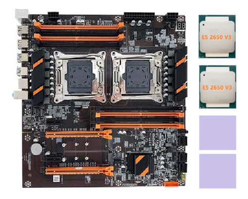 Placa Base X99 De Doble Cpu Lga2011, Compatible Con Memoria