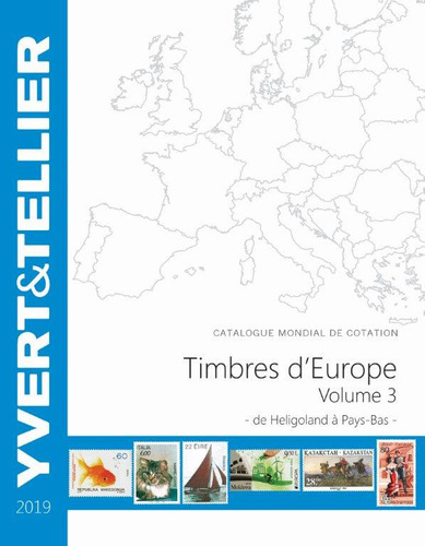 Catálogo Yvert 2019 Europa Volumen 3 Heligoland/paises Bajos (Usado)
