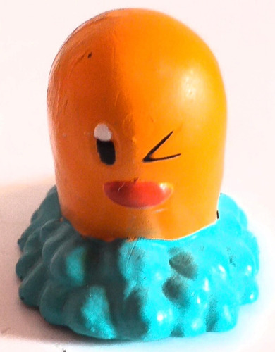 Figura Diglett Pokemon Vintage Muñeco Anime