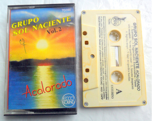 Grupo Sol Naciente - Acalorado * Cumbia 1990 Casete Vg+