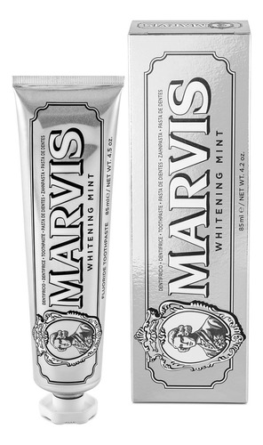 Pasta Dental Marvis Whitening Mint 85ml Marvis Care Collection Whitening Crema