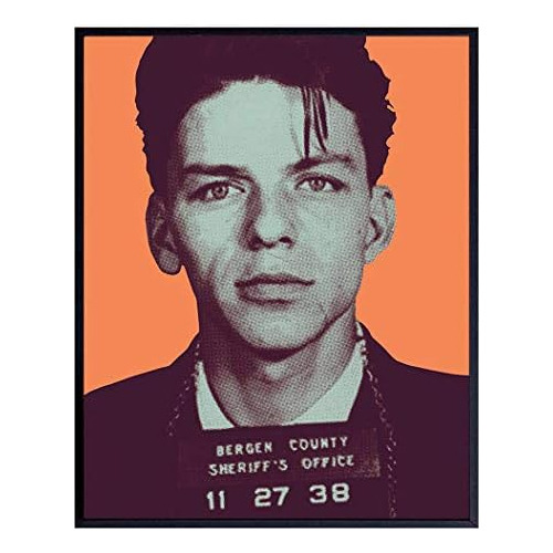 Póster De Frank Sinatra Mugshot, Impresión De Arte De...