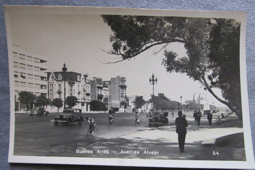 Antigua Postal Buenos Aires  Avenida Alvear