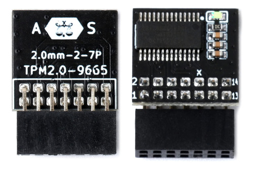 Tpm Modulo In Espacio Pin Para Actualizacion Chip Placa Base